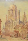 Leslie C,An early 2th Century watercolour the spires of Lic,Fieldings Auctioneers Limited 2013-03-09