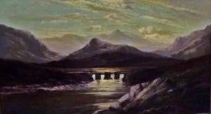 LESLIE Charles 1835-1890,A Highland bridge,1883,David Lay GB 2013-08-09
