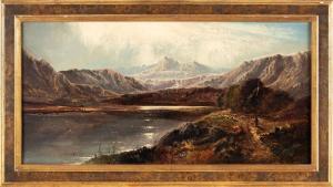 LESLIE Charles Edward John 1839-1886,Mountainous landscape,Eldred's US 2022-09-09