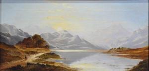 LESLIE Charles 1835-1890,Figures on a Highland path at sundown,1878,Gilding's GB 2024-02-13