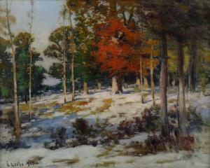 LESLIE Edward 1891-1960,Winter Landscape,1929,Clars Auction Gallery US 2017-12-16