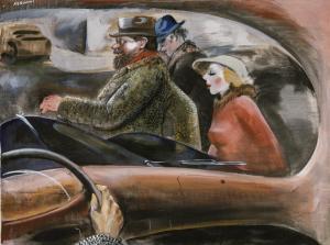 LESLIE GROOMS Reginald 1900-1989,Untitled (Looking Through the Windshield),Shannon's US 2022-06-23