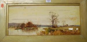 LESLIE J 1800-1800,An East Anglian landscape watercolour,Lacy Scott & Knight GB 2017-04-22