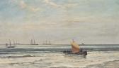 LESLIE Robert Charles,Fishermen running inshore, with other shipping bey,Christie's 2013-10-29