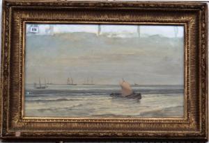 LESLIE Robert Charles 1843-1887,Vessels off the coast,Bellmans Fine Art Auctioneers GB 2014-03-26