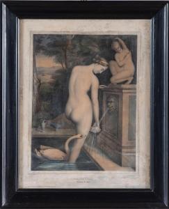 LESOURD DE BEAUREGARD Ange Louis Guillaume,Baigneuse - pendant le bain,Gregory's 2020-09-14