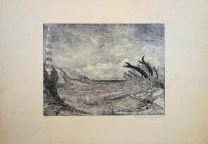LESPINASSE Herbert 1884-1972,Paysage mythique aquatique,Sadde FR 2020-10-27