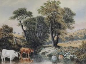 LESSELS John,Cattle by a stream in a landscape,1880,Bellmans Fine Art Auctioneers 2019-09-18