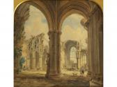 LESSELS John 1809-1883,INTERIOR OF THE CHANCEL AND NORTH TRANSEPT,Lawrences GB 2018-01-19