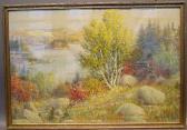 LESSHAFFT Franz 1862,LAKE IN AUTUMN,William Doyle US 2002-06-19