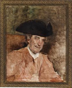 LESSI Tito Giovanni 1858-1917,Portrait of a Gentleman in a Tricorne,Palais Dorotheum AT 2011-02-15