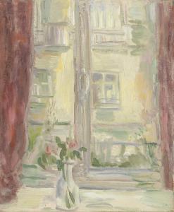 LESSORE John 1939,Window with Rose, Boulevard Masséna,Bonhams GB 2023-09-28