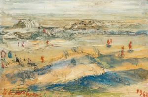 LESUR Henri Victor 1863-1900,Dunes and Sea,1963,De Vuyst BE 2023-10-21