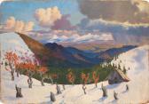 LESZKO Ludwik 1890-1957,Winter in the mountains,Desa Unicum PL 2022-01-27