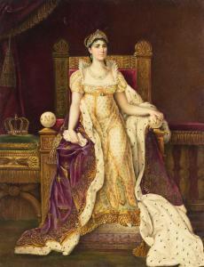 LETHIERE Guillaume 1760-1832,Joséphine, Empress of the French,1807,Swann Galleries US 2023-03-23