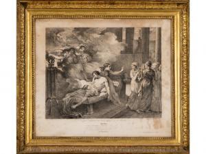 LETHIERE Guillaume 1760-1832,Les furies s'éloignent, Oreste s'endor,1821,Hôtel des ventes d'Avignon 2023-06-17