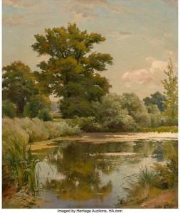 LEU Oskar 1864-1942,The Pond,Heritage US 2019-12-12