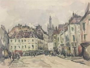LEUDET Jacques 1900-1900,Rue de Valenciennes, Douai,1932,Rossini FR 2020-11-19