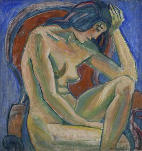 LEUPPI Leo 1893-1972,Female Nude,1924,Germann CH 2023-11-28