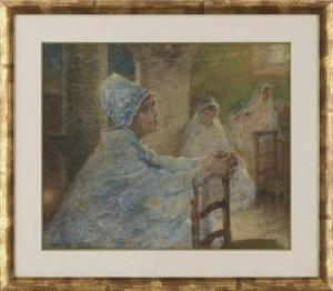 LEUZE HIRSCHFELD Emmy 1884-1973,Jeune femme en prière,Adjug'art FR 2023-07-08