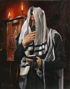 LEVAC Alex 1944,Praying at the Synagogue,2005,Ro Gallery US 2008-10-10