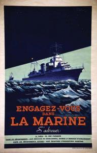 LEVASSEUR Roger,Engagez - Vous dans la Marine,1942,Millon & Associés FR 2018-06-22