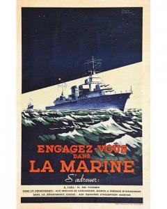 LEVASSEUR Roger,Engagez Vous Dans La Marine,1942,Artprecium FR 2020-07-09