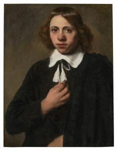 LEVECQ Jacobus 1634-1675,Portrait d'un jeune homme, à mi-corps,Christie's GB 2023-11-15
