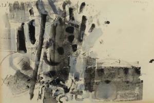 Levee John Harrison 1924-2017,Gouache Number X,1956,Swann Galleries US 2007-09-20