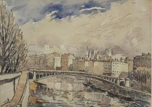 LEVEILLE Andre 1880-1963,Paysage de Paris,Boisgirard - Antonini FR 2023-02-03
