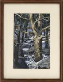 LEVENSON Sol 1910-2006,Depicting a winter woodland scene,Eldred's US 2018-03-10