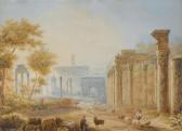 LEVEQUE Henri 1769-1832,VIEW OF THE FORUM, ROME,Sotheby's GB 2012-07-04