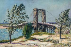 LEVER Richard Hayley 1876-1958,Bridge at Howard Beach,Shannon's US 2015-10-29