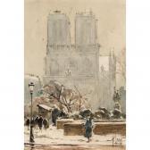 LEVERD Rene 1872-1938,views of paris, including notre dame and the place,Sotheby's GB 2006-09-14