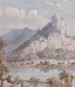 LEVESON GOWER Francis 1800-1857,"Wolfgangsee near Ischl",Palais Dorotheum AT 2013-10-24