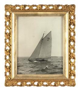 LEVICK Edwin 1868-1929,A gaff-rigged sloop, the sail marked "GC5",Eldred's US 2022-09-08