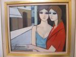 LEVIER Charles 1920-2003,Deux jeunes filles,Art Valorem FR 2022-04-13