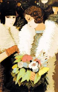 LEVIER Charles 1920-2003,WOMEN WITH FLOWERS,Charlton Hall US 2008-11-22
