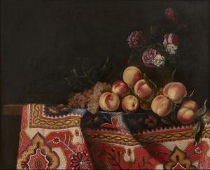 LEVIEUX Renaud 1613-1699,Corbeille de fruits sur un tapis e,Artcurial | Briest - Poulain - F. Tajan 2022-09-27