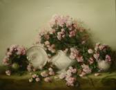 LEVIN JUDITH 1956,Crockery and wild flowers,David Duggleby Limited GB 2007-11-03