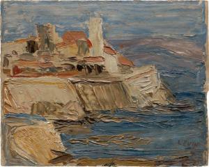 LEVIN Julo 1901-1943,Französische Küstenlandschaft,1930,Galerie Bassenge DE 2021-06-11