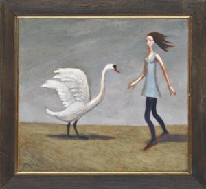 levine David Philip 1910-2005,Dancing with a swan,1995,Christie's GB 2012-05-15