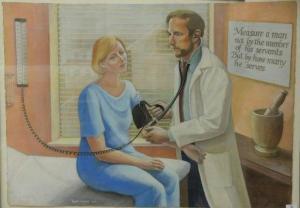 LEVINE Tomar,Doctor with Patient,1984,Nadeau US 2020-11-21