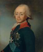 LEVITSKII Dmitrii Grigorievich 1735-1822,Portrait of Emperor Paul I of Russia,Christie's 2007-04-18