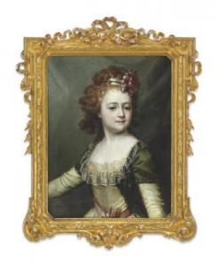 LEVITSKY Dimitri Gregoriovitc 1735-1822,Portrait of Grand Duchess Alexandra Pavlovn,Bruun Rasmussen 2017-06-09
