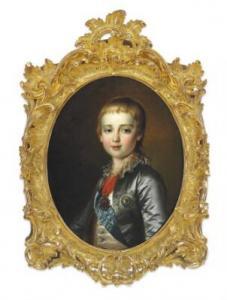 LEVITSKY Dimitri Gregoriovitc 1735-1822,Portrait of Grand Duke Konstantin Pavlovich,Bruun Rasmussen 2017-06-09
