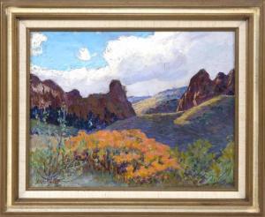 LEVITT Joel J 1875-1937,Landscape, probably California,Eldred's US 2017-08-04