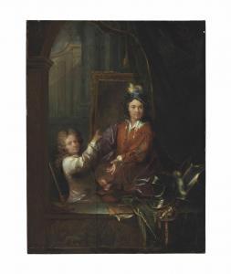 LEVRAC TOURNIERES Robert 1667-1752,Self-portrait with Pierre de la Roche,Christie's GB 2014-01-30