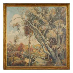 LEVY Alexander Oscar 1881-1947,Landscape,1926,Leland Little US 2022-06-11