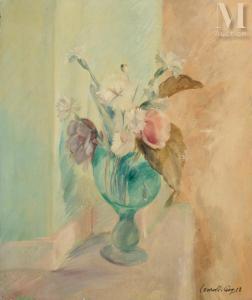 LEVY Henri Léopold 1840-1904,Bouquet de fleurs,1928,Millon & Associés FR 2023-10-24